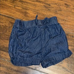 Infants Denim Shorts with Bow